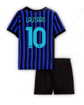 Inter Milan Lautaro Martinez #10 Maglia Gara Casa Repliche 2025-26 Bambino Maniche Corte Inter Milan Lautaro Martinez #10 Maglia Gara Casa Repliche 2025-26 Bambino Maniche Corte